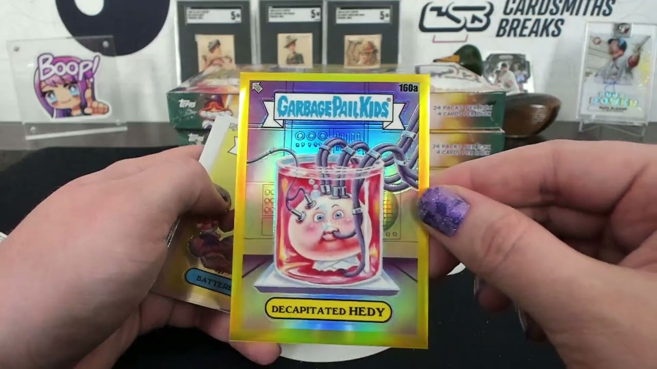 2021 Topps Chrome Garbage Pail Kids Hobby 6 Box Break #2