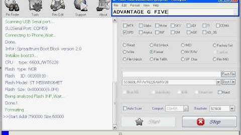 G FIVE 6700i SPD FORMAT WITH Scorpion Box BY ADVANTAGE
