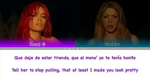 Karol G, Shakira - TQG (Color Coded Lyrics) [SPA / ENG] | varbit