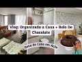 VLOG: Casa Organizada + Bolo de Chocolate | Carla Oliveira