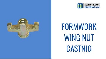 Formwork Casting Wing Nuts with Tie Rod