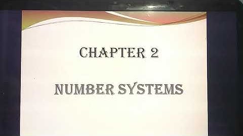 Grade XI - CSC || Types Of Number System  || Online Class, Bethlahem Matriculation School.