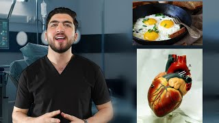 دراسة جديدة عن علاقة أكل البيض وتصلب الشرايين وجلطات القلب والمخ⚠️