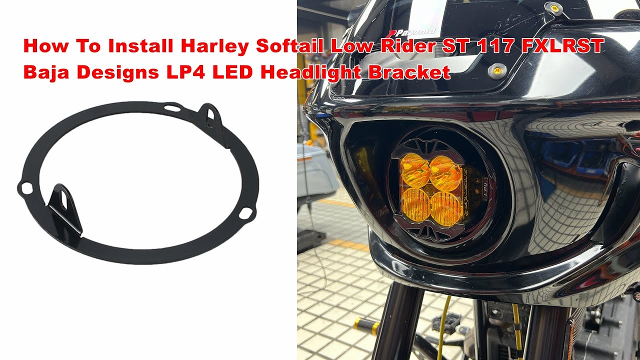 How To Install Harley Softail Low Rider ST 117 FXLRST Baja Designs
