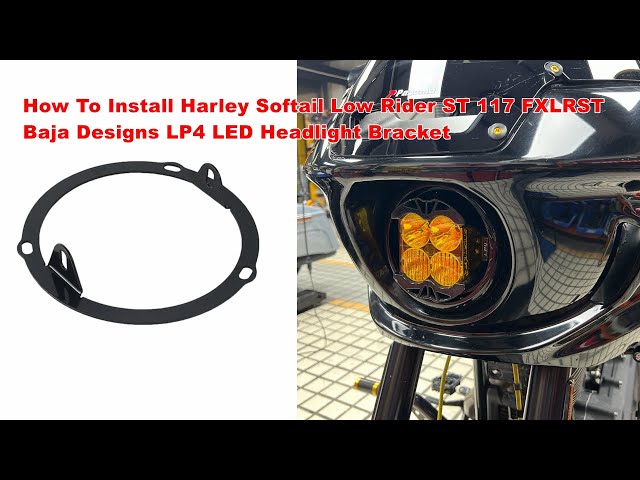 How To Install Harley Softail Low Rider ST 117 FXLRST Baja Designs