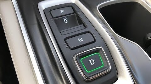 Honda Push Button Shift Tips & Tricks