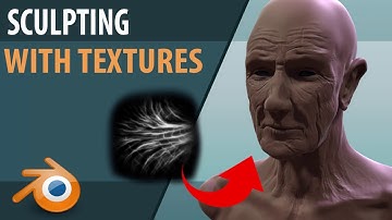 Sculpting with Textures | Blender | Quick Tutorial