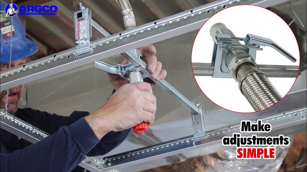 MEGAFLEX High Performance Flexible Fire Sprinkler Drop YouTube