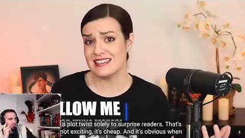 Reacting to: "10 WORST Ways to Write a Plot Twist" by Jenna Moreci | Authortube
