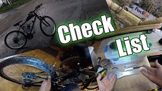 Motorized Bike Tools, Checks, and Tips