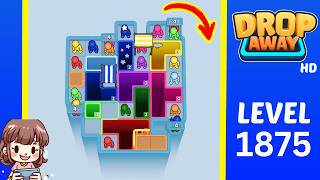 Drop Away Level 1875 Solution Walkthrough