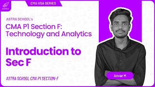 Introduction to Section F | CMA USA | Part 1 | Section F | Malayalam