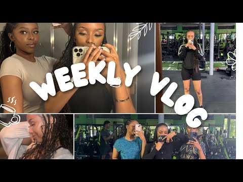 WEEKLY VLOG/: Gym Vibes, Fresh Braids,date night…🥰