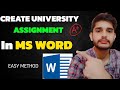 How To Make Assignment in Wordpress For University | how to make assignment easy method
