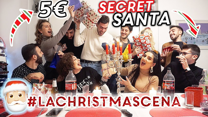 SCAMBIO REGALI !!! SECRET SANTA 🎁 LA CHRISTMAS CENA 2019 🎄 tema: ANNI '90 | the Lady ❄️