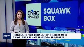 Foreign investors sell Indonesian stocks ahead of MSCI Index Rebalancing Release