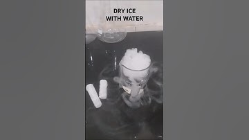 Dry ice in Water | #science #experiment #dryice #shorts