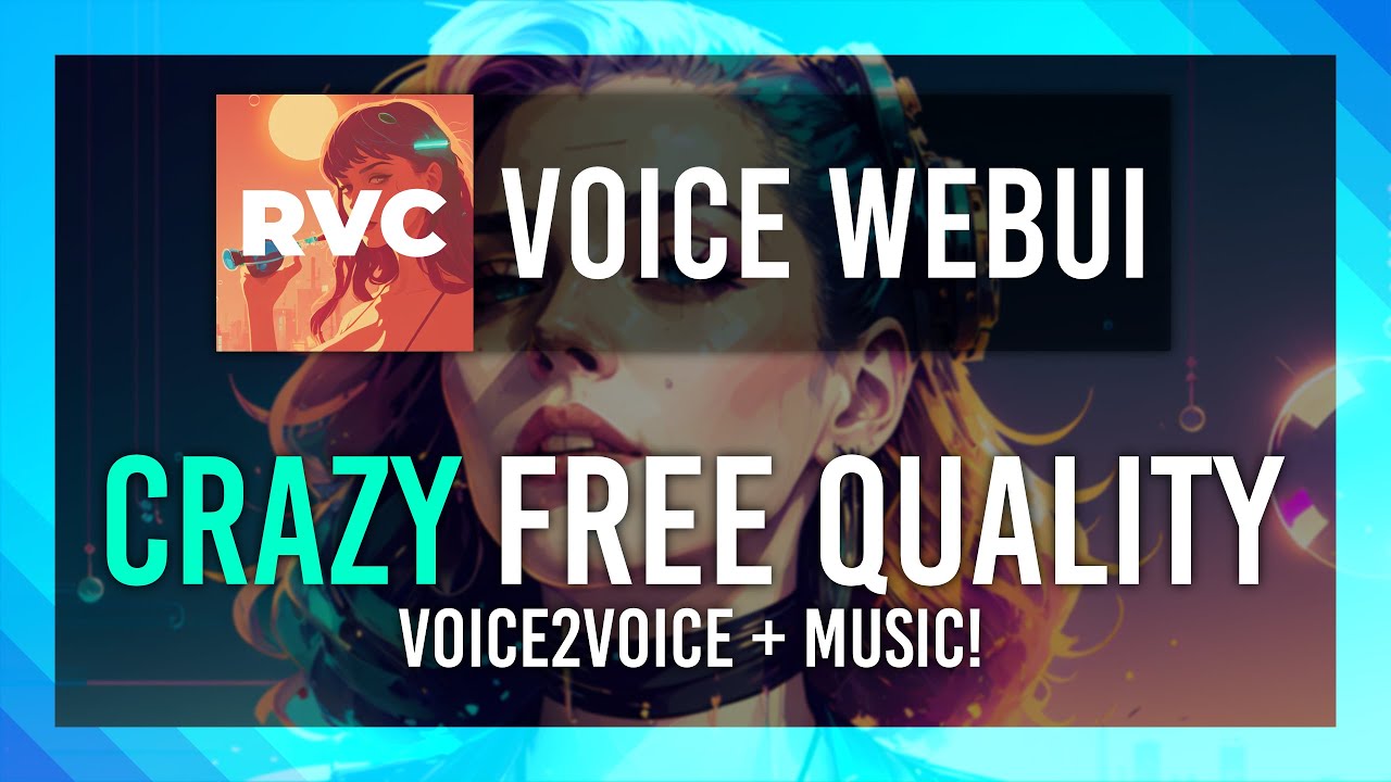 INSANE NEW FREE AI SINGERVOICE CHANGER  Voice2Voice  Music  RVC Voice Conversion WebUI