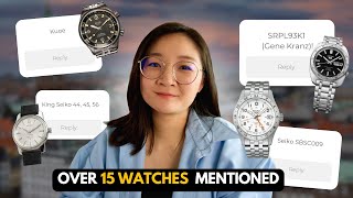 LIVE Reaction to YOUR JDM Picks (15+ Watches) - My Japan Watch Shopping List