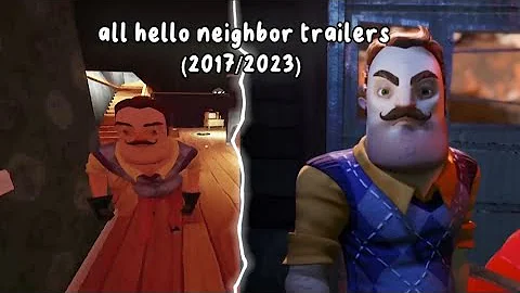 All Hello Neighbor trailers (2016/2023)