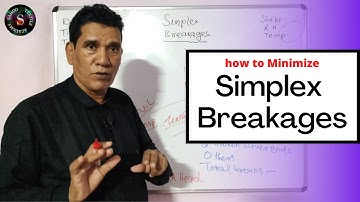 How To Control Simplex Breakages || Minimize Breakage || Sahoo Textile Academy