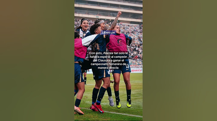 ALIANZA LIMA 🔵 ES CAMPEÓN DEL TORNEO APERTURA EN EL ESTADIO MONUMENTAL ⚽️🏆 | Líbero