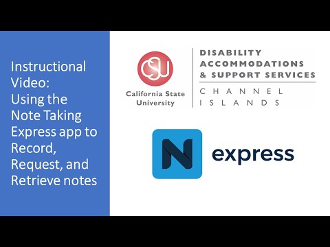 Note-taking Accommodations, Disability Services