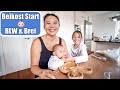 Babys 1 essen  beikost start mit blw  brei selber kochen  mama vlog  mamiseelen