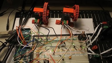 Arduino Mega2560 ep. 93 : fischertechnik, motor, SPI, AVR C, monitor, potmeter, value, wiring