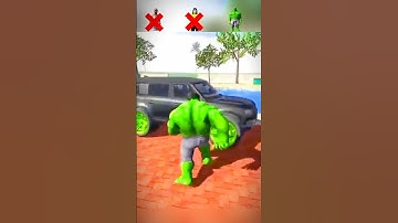 Indian bike driving 3D💥 All characters 🆚 Defender punch 👊 challenge 🤯 #shorts #gaming #challenge