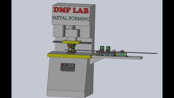 Mô phỏng quá trình cắt hình phôi tấm trên máy ép trục khuỷu sử dụng bộ cấp phôi tự động(Air feeder)