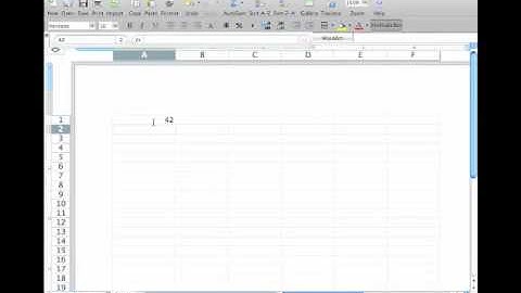 Introduction to Spreadsheets, part 1