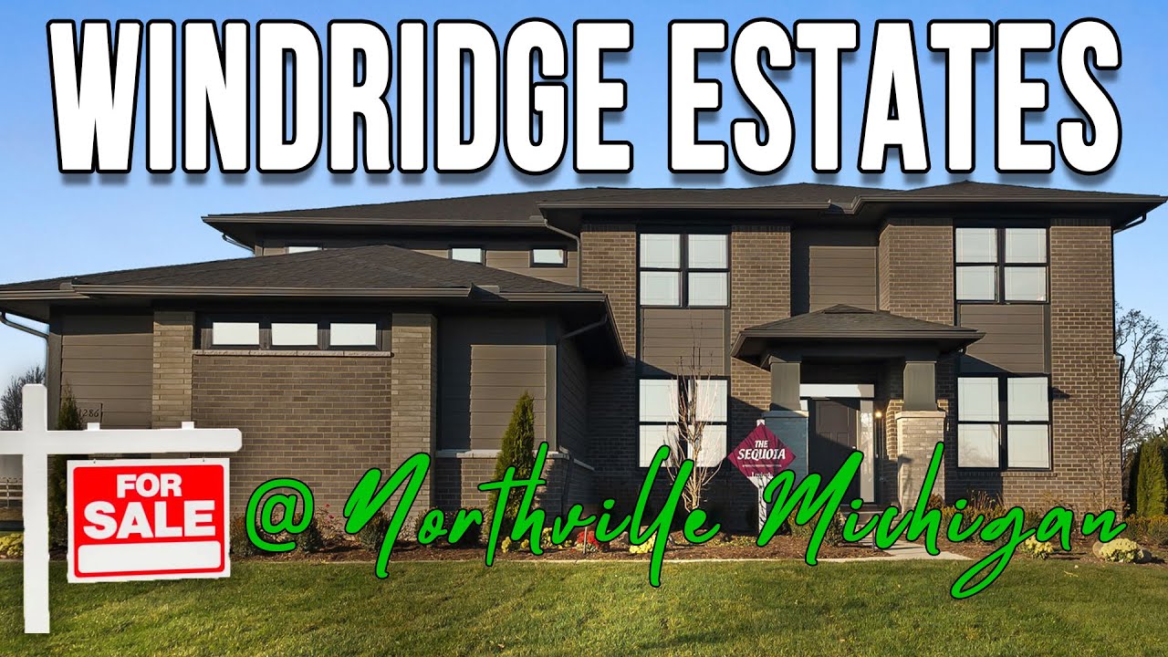 NEW CONSTRUCTION Windridge Estates In Northville Michigan YouTube