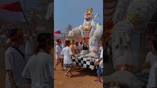 Ogoh-ogoh Anoman🐒 Juara 1 lomba karnaval di desa kluwih kec.bandar kab.batang