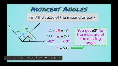 Adjacent Angles Video Notes Larsen - Google Slides