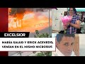 MARÍA SALUD JAURRIETA y ERICK ACEVEDO, venían en el mismo microbus