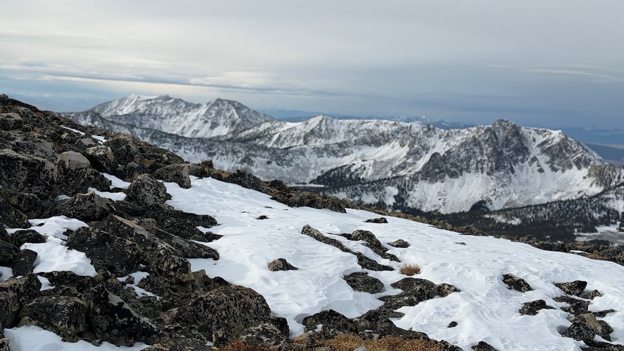 Rocky mountain trout and two summits