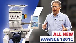 Introducing the Avance 1201C | 12 Needle Commercial Embroidery Machine