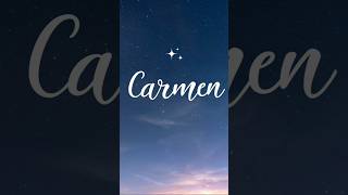 CARMEN MEANING AND NUMEROLOGY #Carmen #names #numerology #meaningofnames