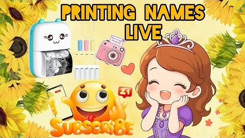 Writing my subscriber names in printer 🖨️#shotlive#virallive#viralprinter#names