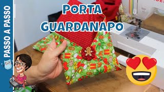 Passo a Passo – Porta Guardanapo – Paninhos e Afins