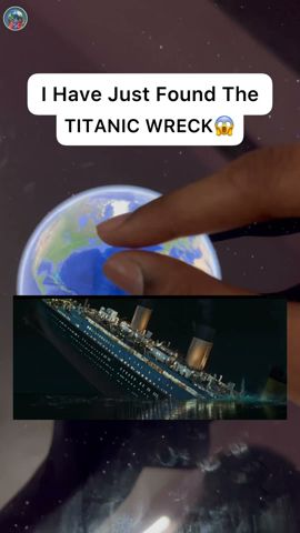 I Found TITANIC Shipwreck ON GOOGLE EARTH !😱 #shorts #titanic