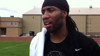 Larry Fitzgerald talks workouts and NFL Lockout