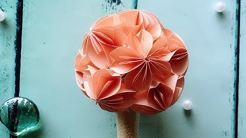 ABC TV | How To Make Origami Paper Flower With Shape Punch - Craft Tutorial