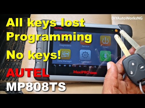 All keys lost programming with Autel MaxiPRO MP808TS: 2003 - 2007 Accord