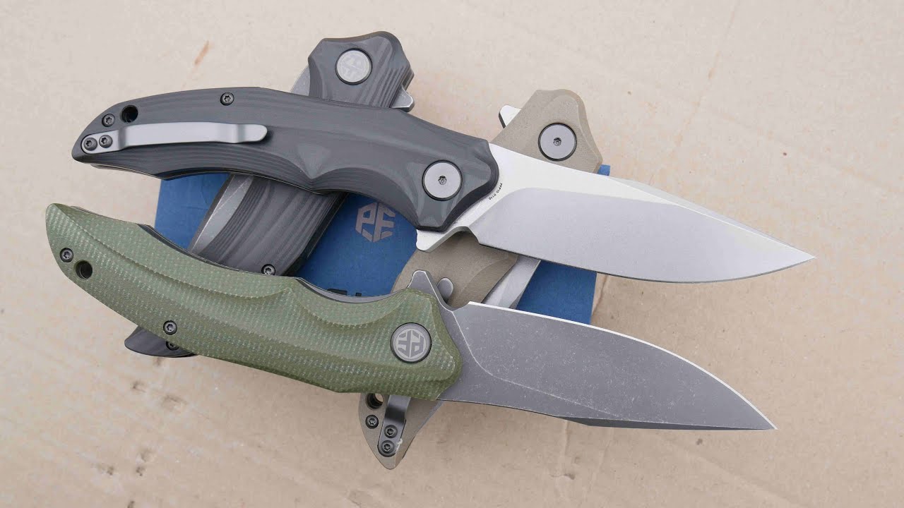 Petrified fish PFP10 Hairtail, Carbon Micarta, k110