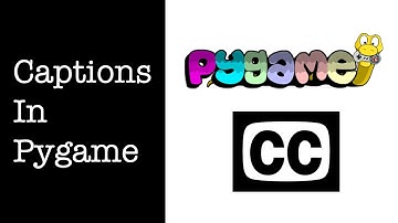 How to set a caption in Pygame!  Pygame bascics #2