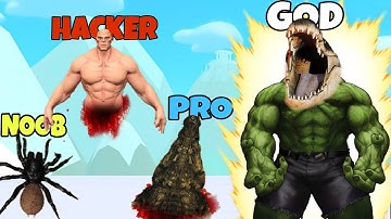 NOOB vs PRO vs HACKER vs GOD in Merge Animals 3D
