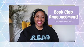 IM STARTING A BOOK CLUB!!!
