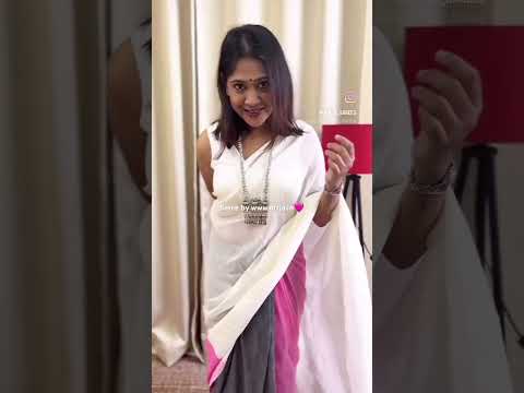 Where simplicity kisses sophistication🤍#saree #bollywood #urrja